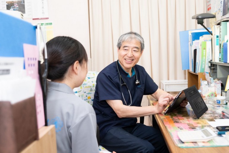 産科婦人科吉田医院の診療風景｜岩手県盛岡市でホームページ制作はMIRAIZU